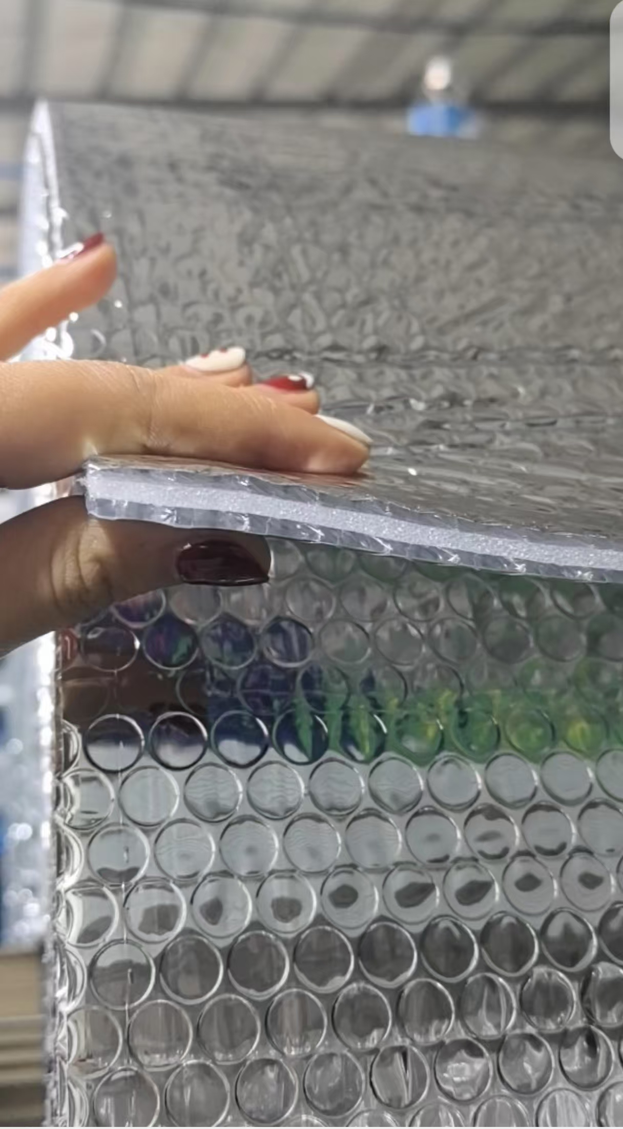 双面铝箔气泡膜中间珍珠棉 保温材料