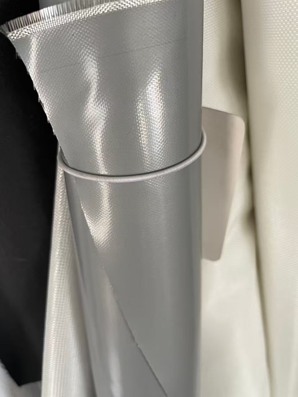 单面灰色硅胶布 可定制